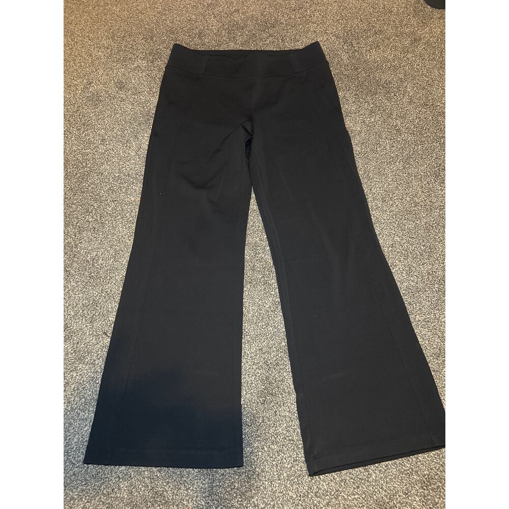 Athleta women’s wide leg trousers size large black